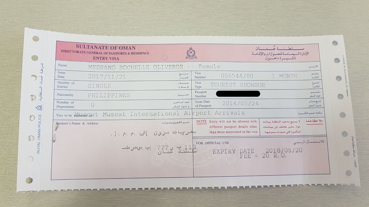 oman visit visa from kuwait
