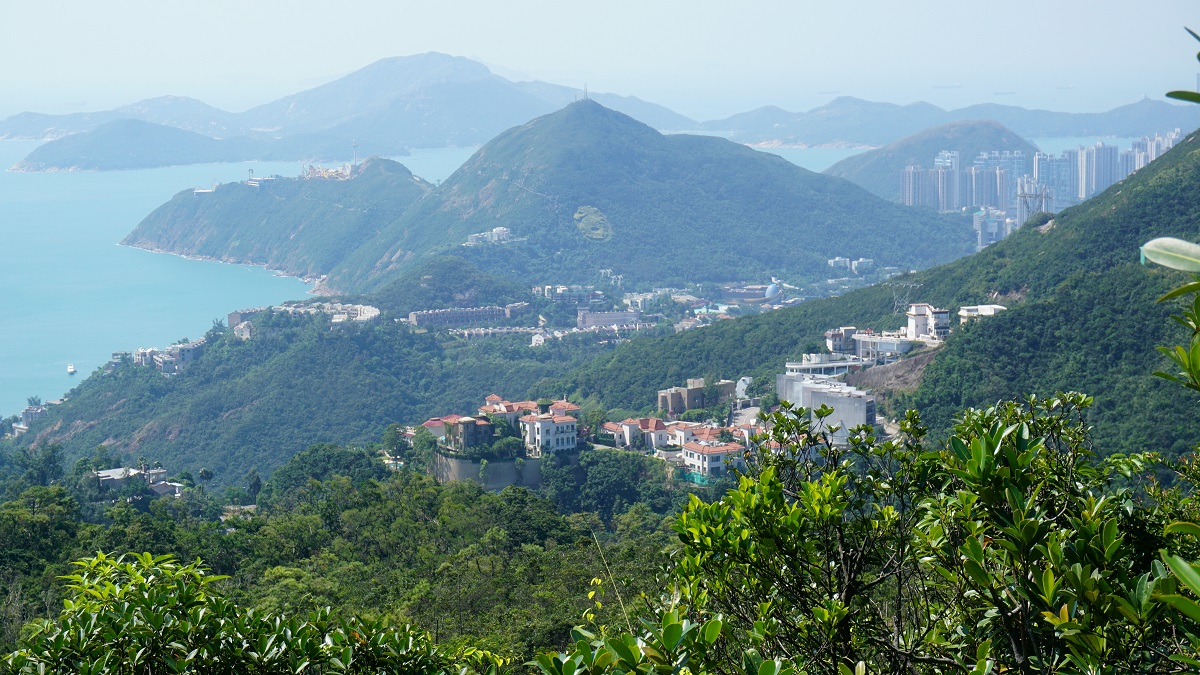 Ocean Park as seen from Hong Kong Trail