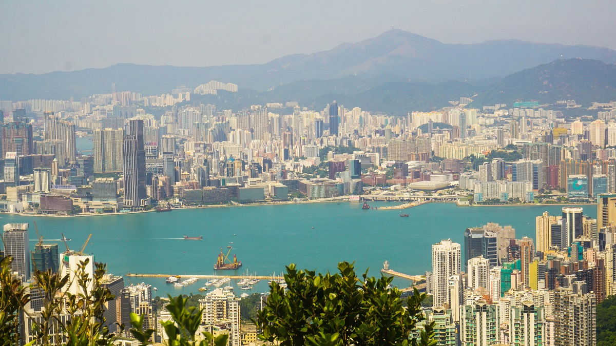 View of Hong Kong, Kowloon and Quarry Bay