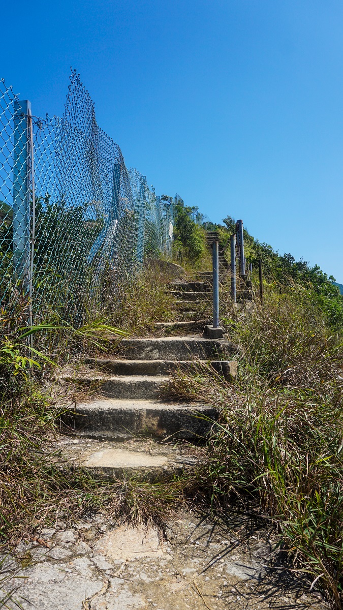 Stairs in Hong Kong Trail 