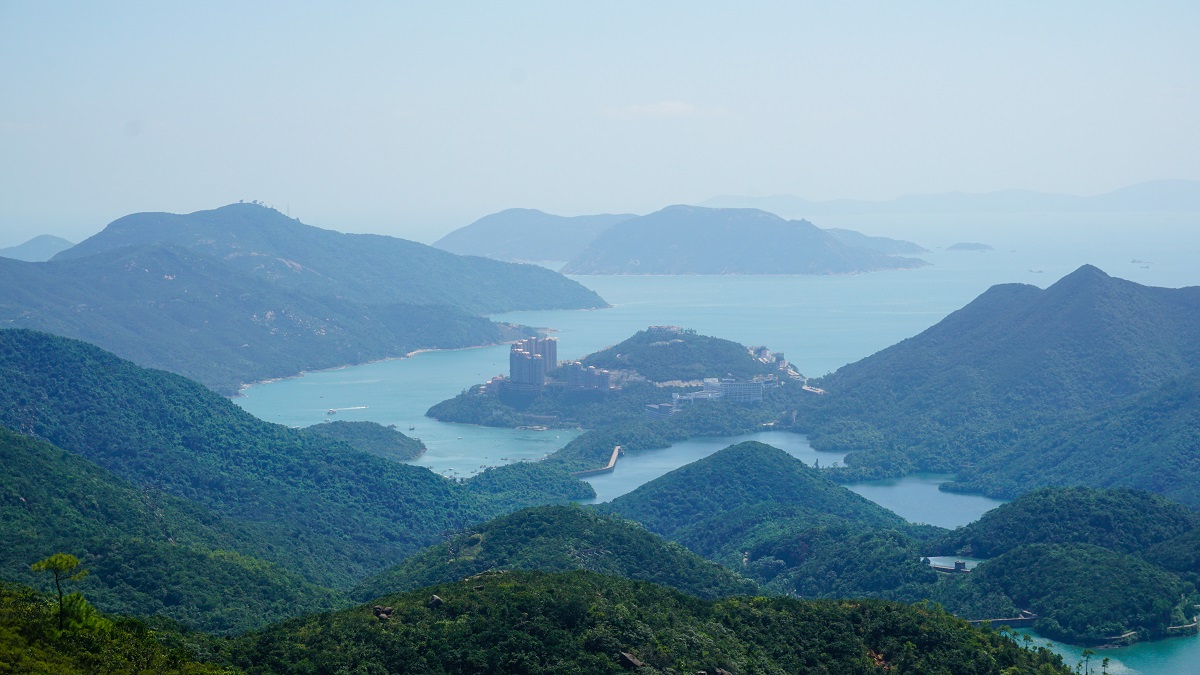 Tai Tam Reservoir Aerial View