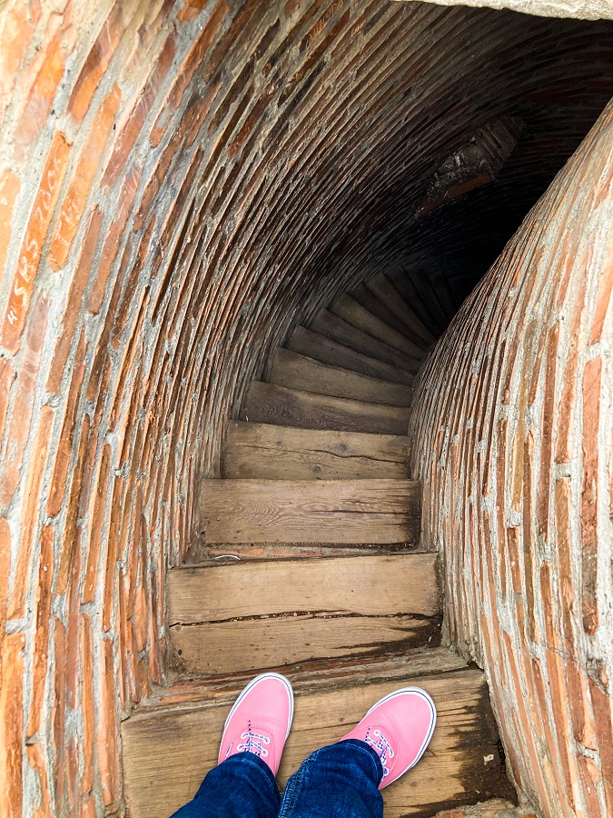 Staircase of Burana Tower