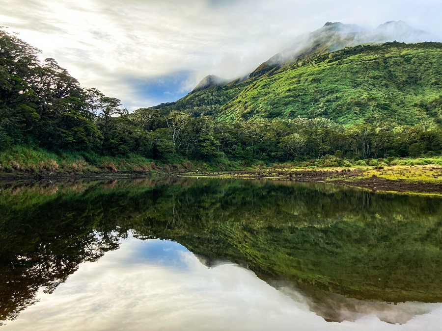 Mount Apo as viewed from Lake Venado