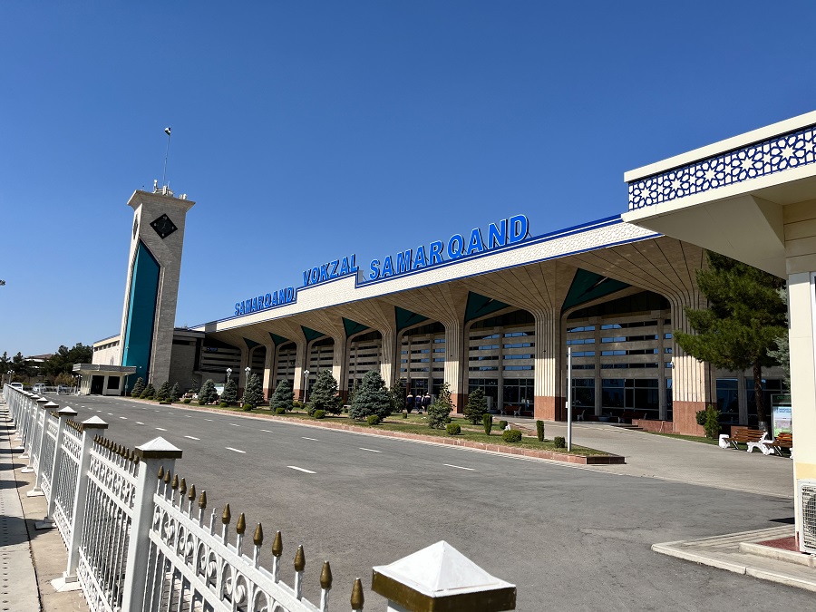 Samarkand Train Station Building