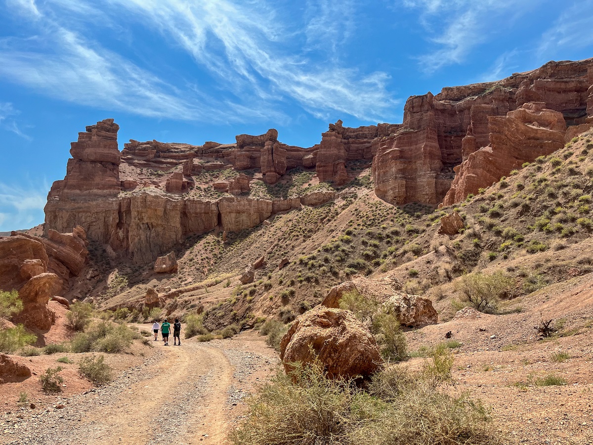 Charyn Canyon Park in Kazakhstan